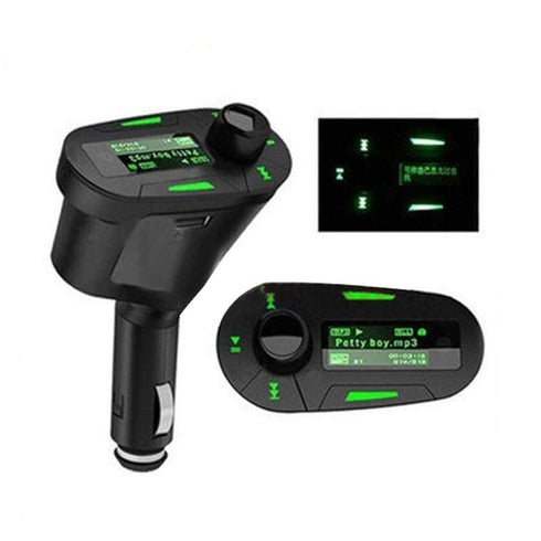 AussieSuperStore Homeware Supplies High Quality Excellent Kit Transmitter Car MP3 Player Wireless USB Green High Quality Kit Transmitter Car MP3 FM Player Wireless USB Green CBCARFMSDMMC360GRN